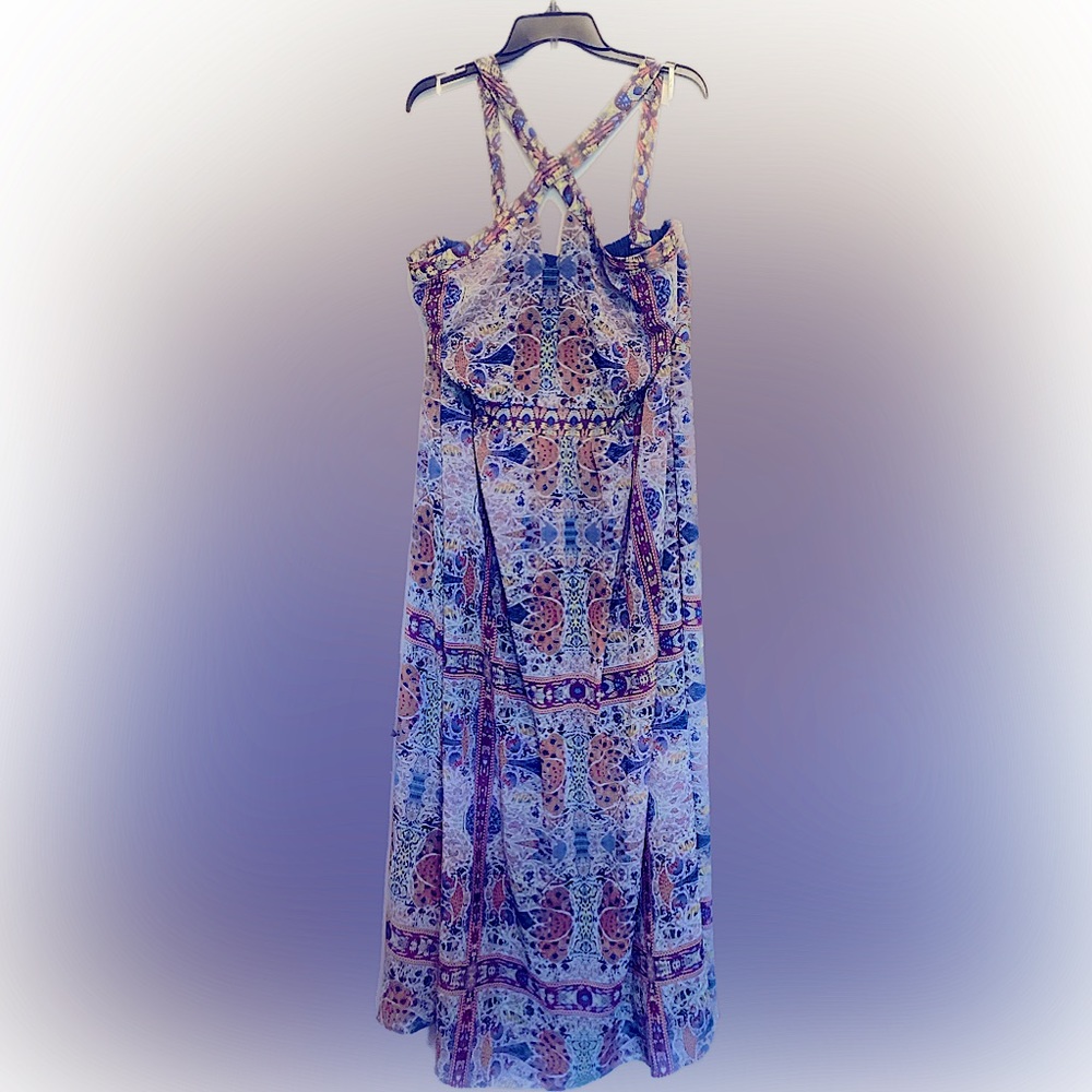 City Chic Multi Color Sleeveless Maxi Dress